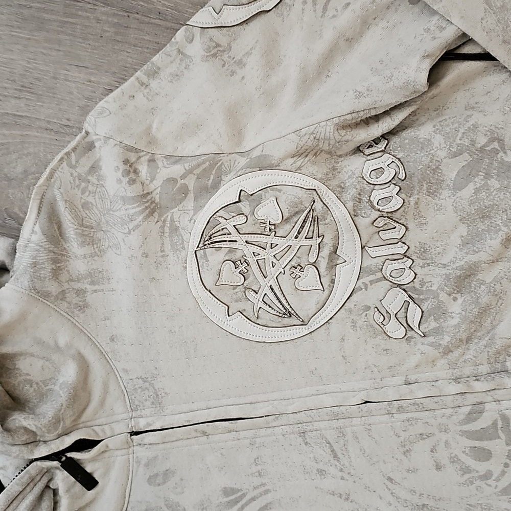 Salvage Gray Graphic Hoodie - Picture 16 of 16